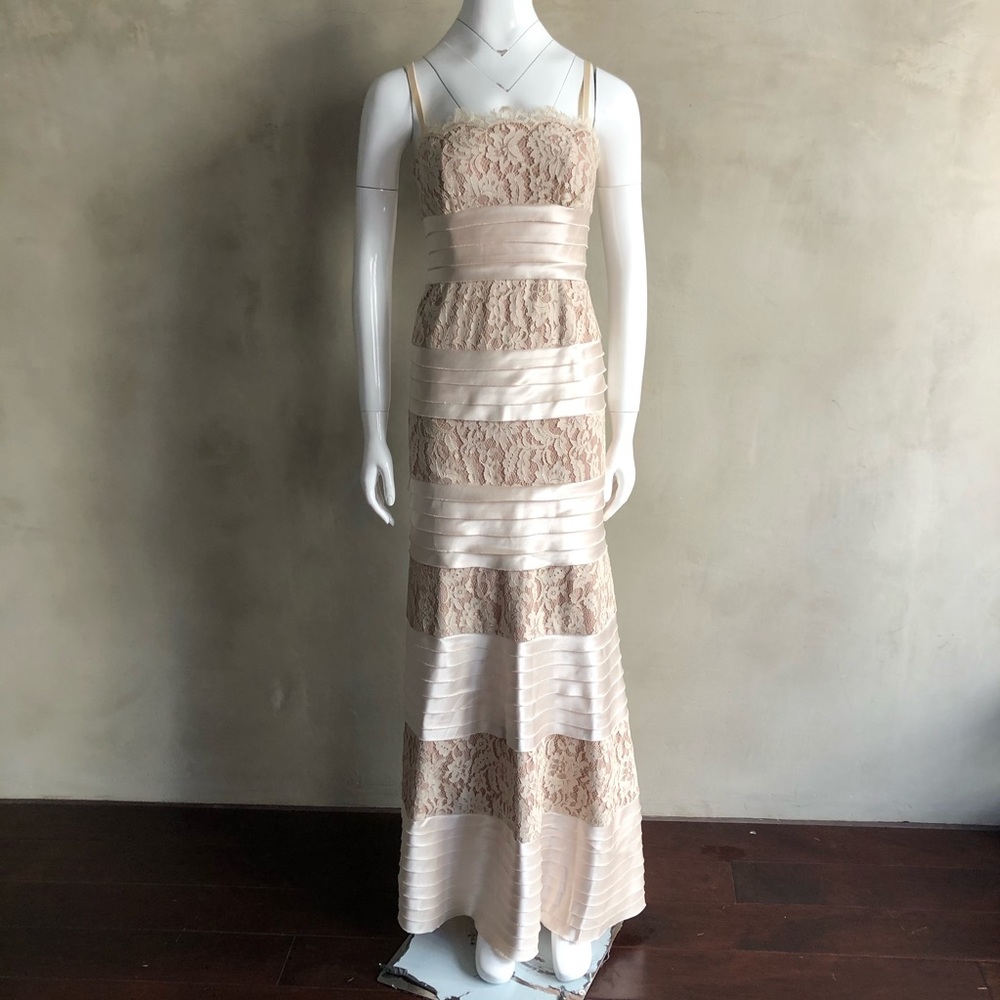 BCBG MaxAzria | Satin & Lace Gown